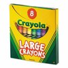 Crayola Crayon, Largeg, Tuck Box, Assorted, PK8 520080